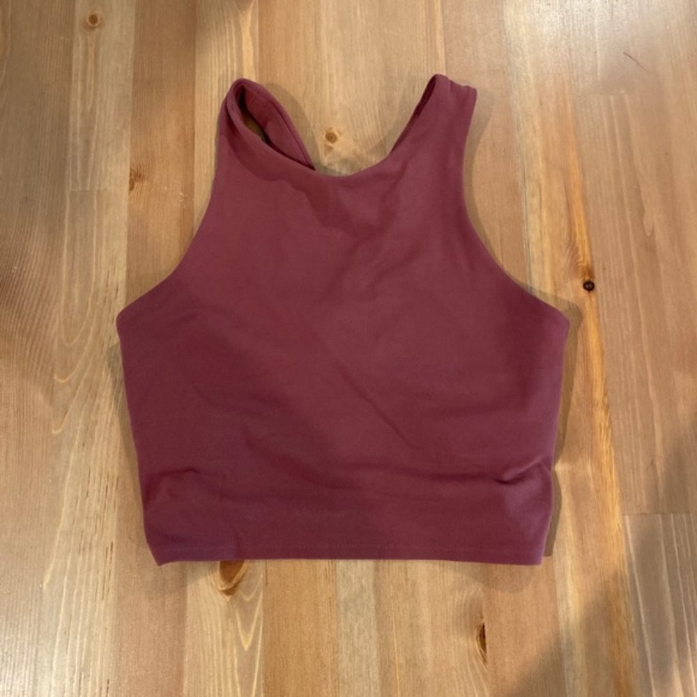 Athleta Conscious Crop  Sports Bra Large